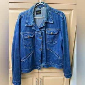 Vintage Wrangler Mens 46 Denim Jean Jacket 1970s